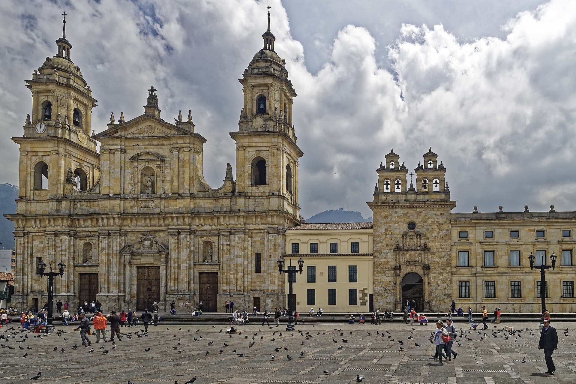 Catedral y centro histórico en Bogotá