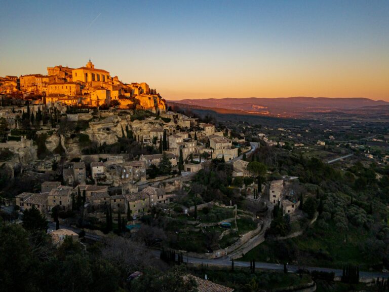atardecer en Gordes