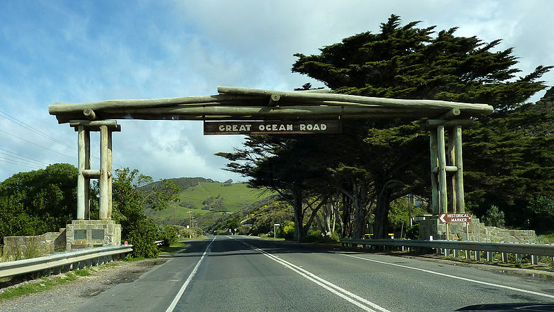 Great Ocean Road, Australia, arco memorial