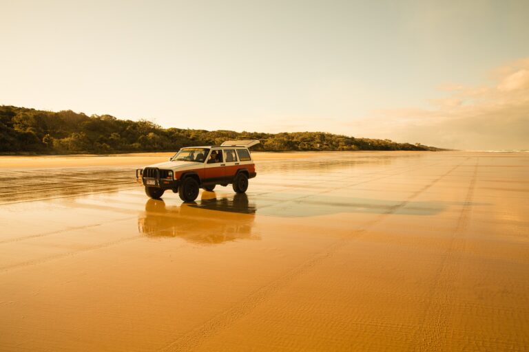 jeep en Isla Fraser