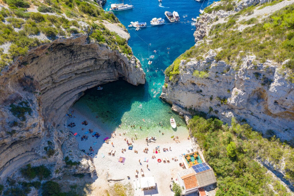 playa de Stiniva, Croacia