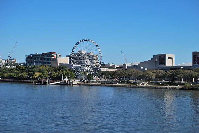 vista de south bank Brisbane 