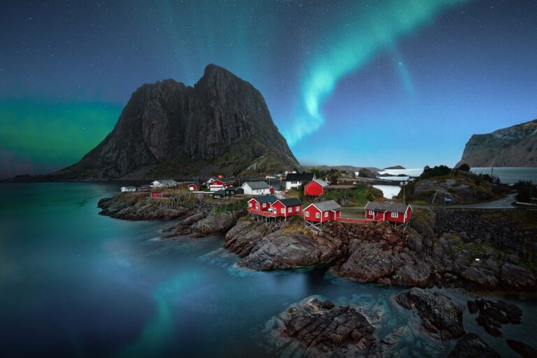 aurora boreal en Islas Lofoten