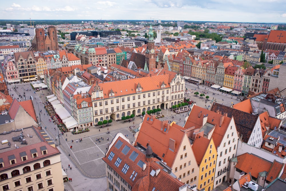 Plaza Mayor de Wroclaw