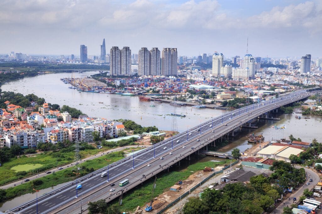 vista aérea de Ho Chi Minh City