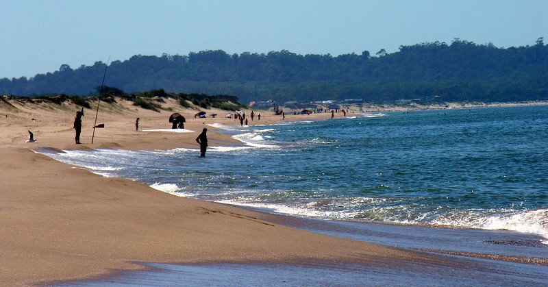 la playa de Sauce de Portezuelo