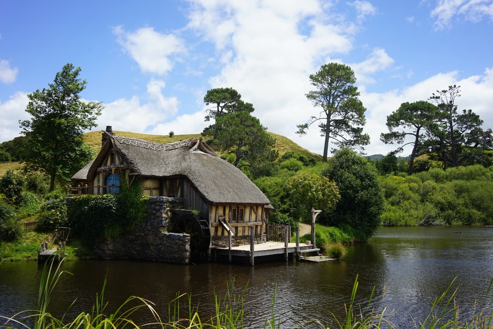 casas en Hobbiton Nueva Zelanda