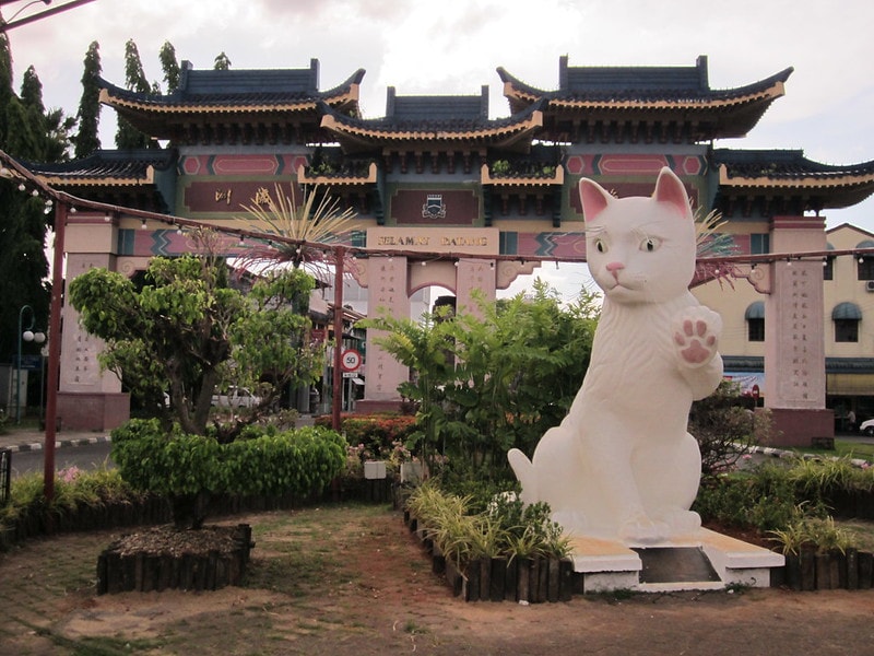 estatua-del-gato-Kuching