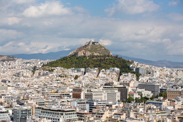montaña de grecia, atenas