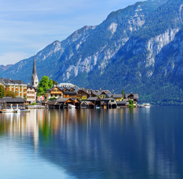 paisaje de Hallstatt