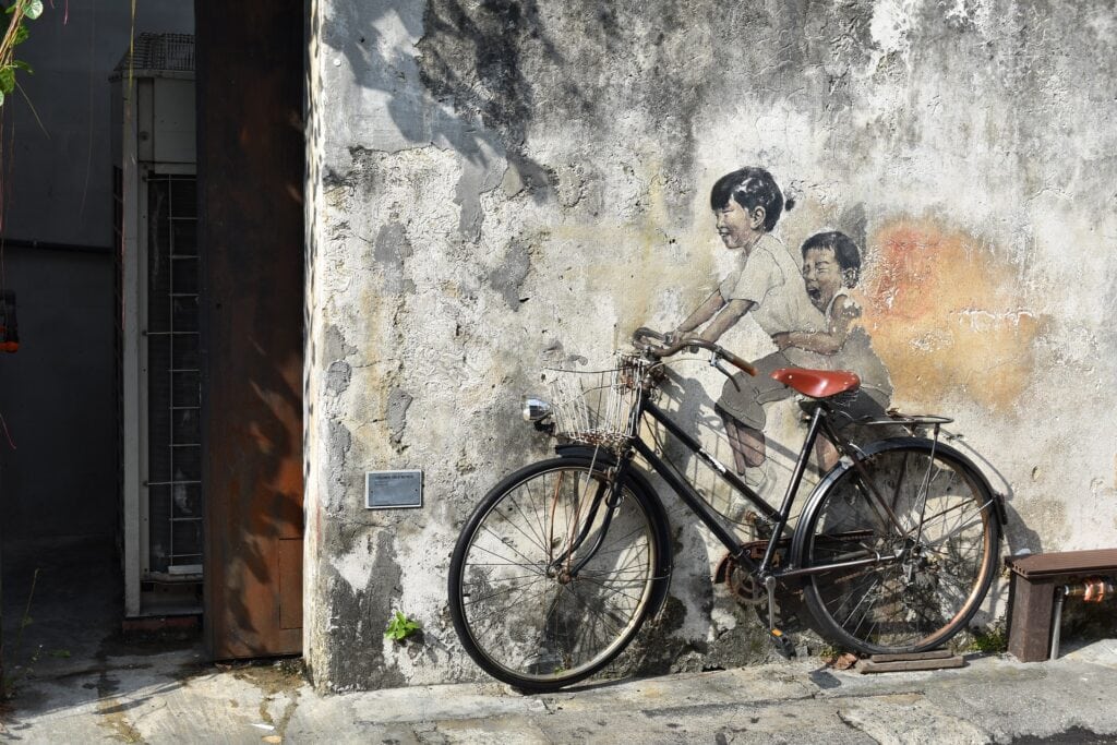 arte en las calles de Penang