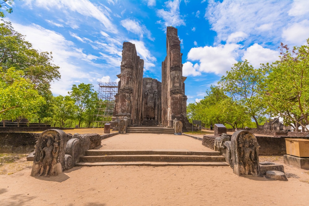 ruinas en Polonnaruwa