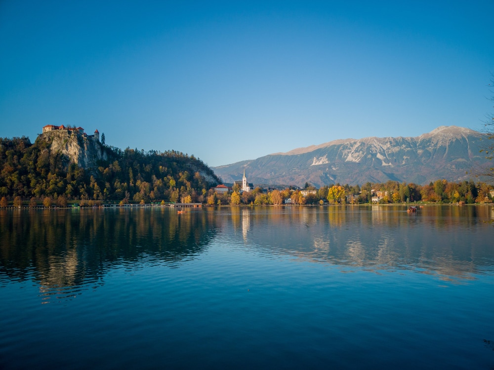 panorama del Lago Bled