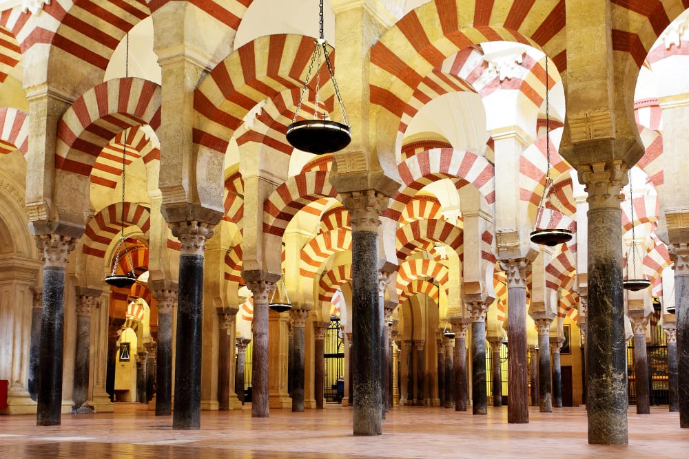 interior de mezquita en Córdoba, Sevilla