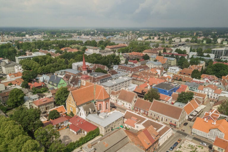 vista aérea de Pärnu