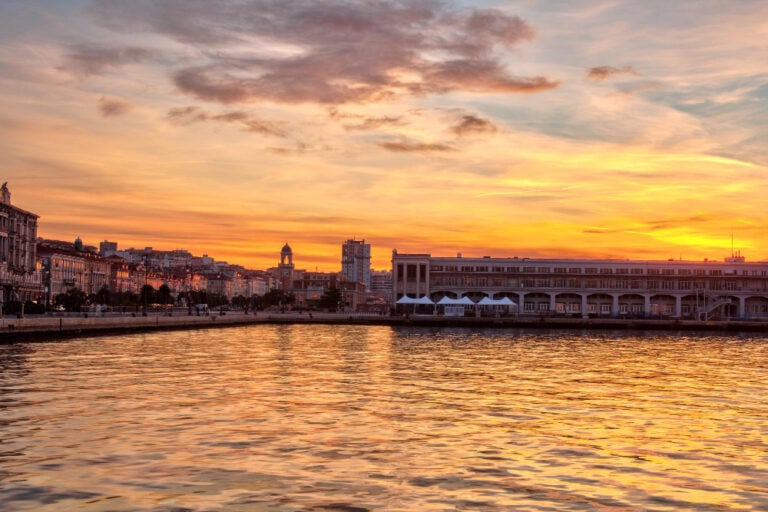 atardecer en Trieste