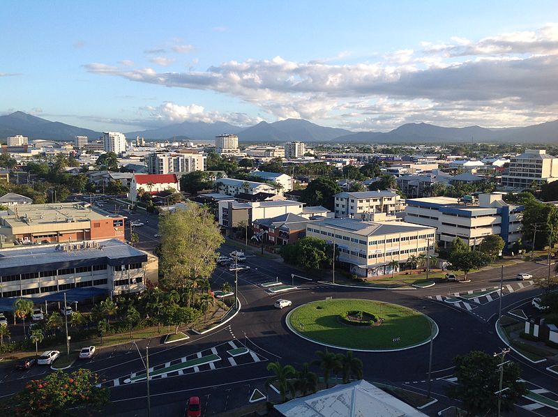 vista de la ciudad de Cairns