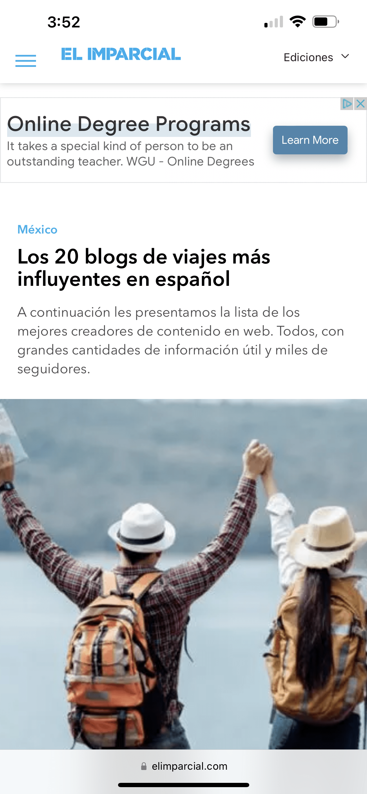 Los 20 blogs de viajes más influyentes en español - El Imparcial