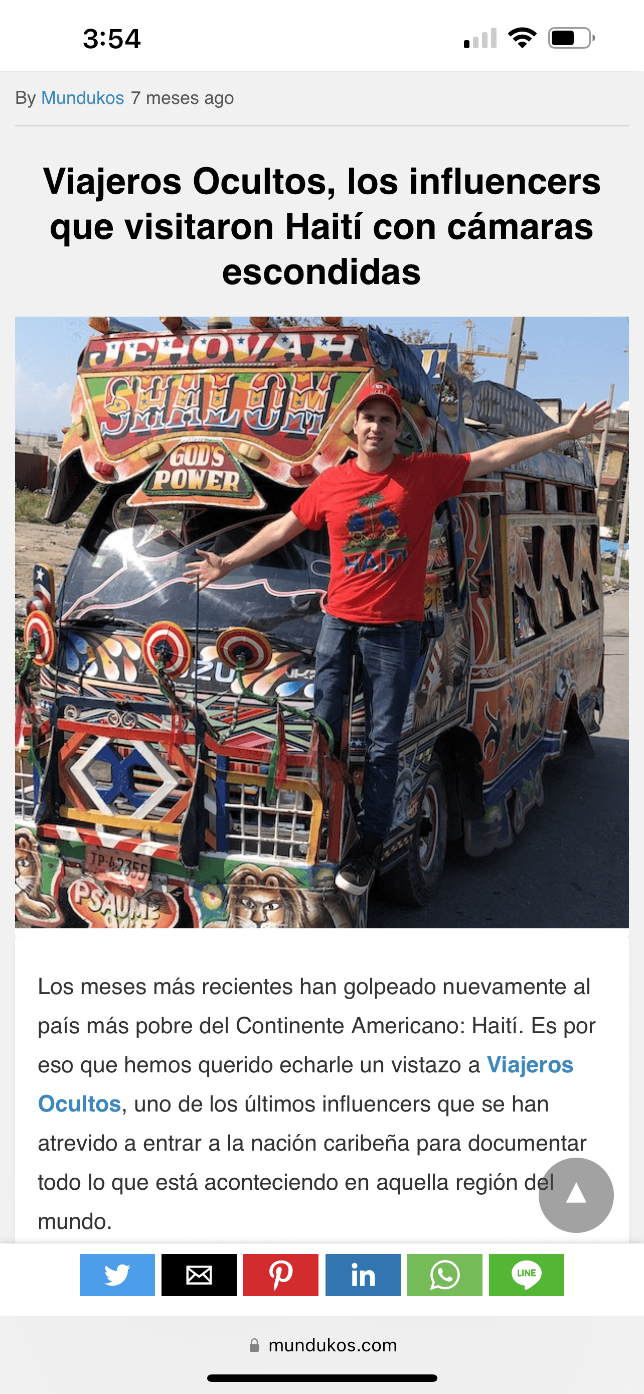 Viajeros Ocultos, los influencers que visitaron Haití con camaras escondidas - Mundukos