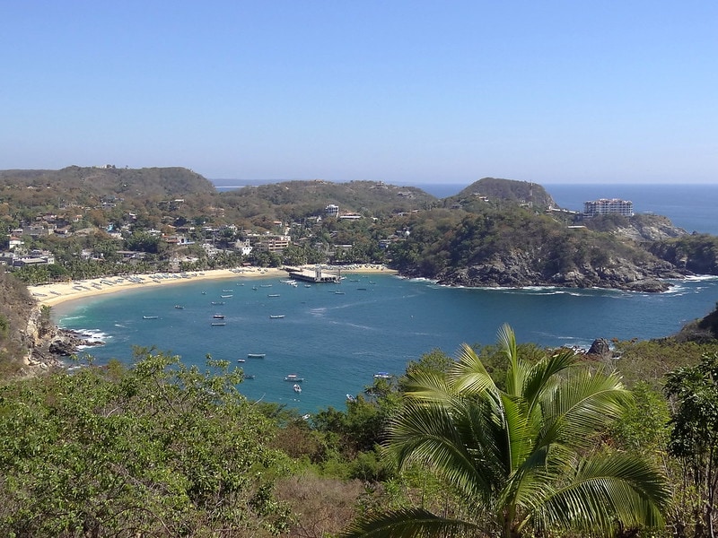 Vista de Playa Puerto Angelito