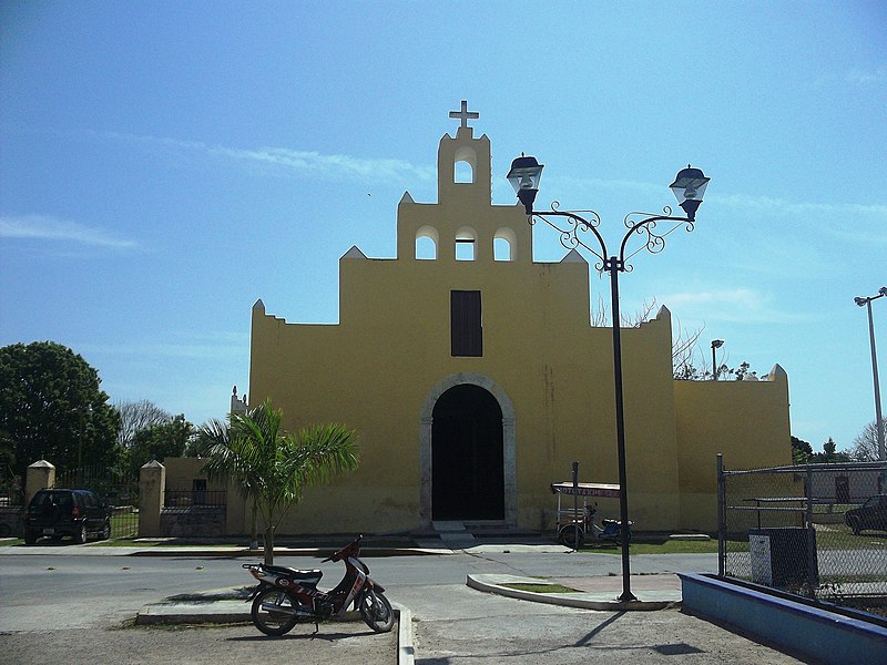 iglesia en Chicxulub