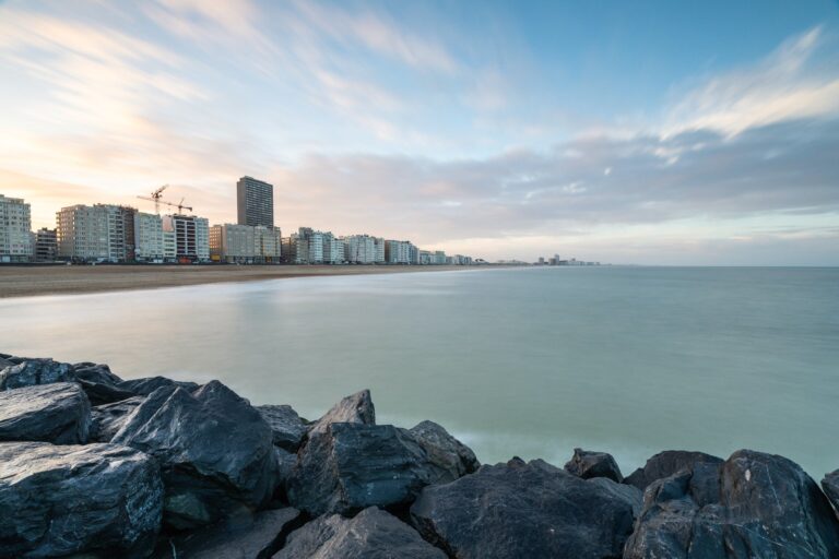 vista de muelle en ostende