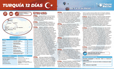 Itinerario Turquía 2023