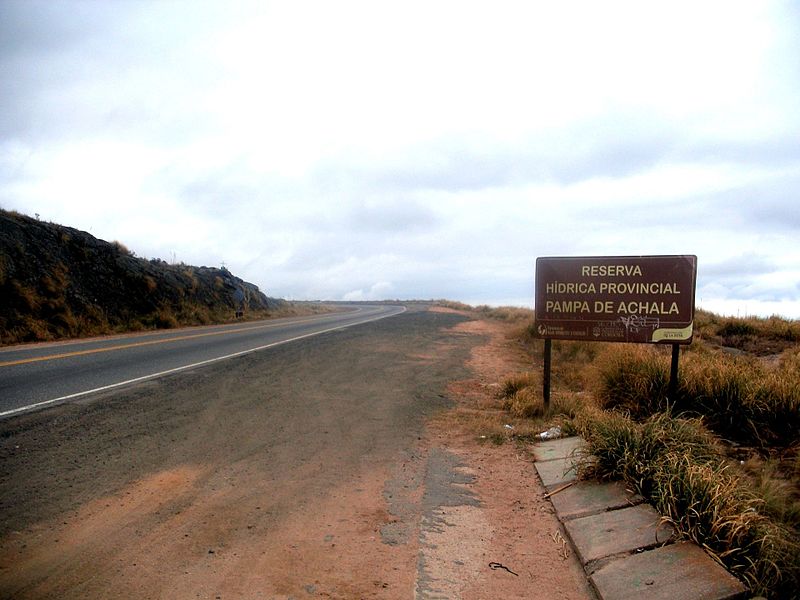 carretera a Pampa de Achala