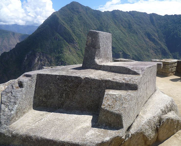 vista de piedra de Intihuatana
