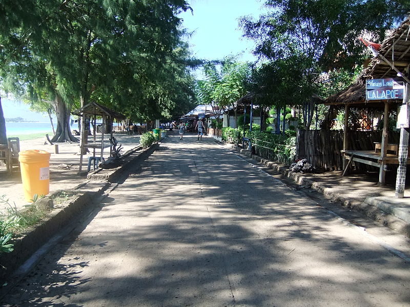 calles de Gili Trawangan