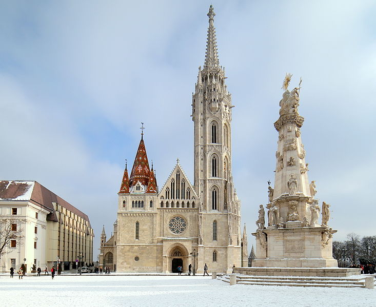 fachada de Iglesia de Matías en Budapest