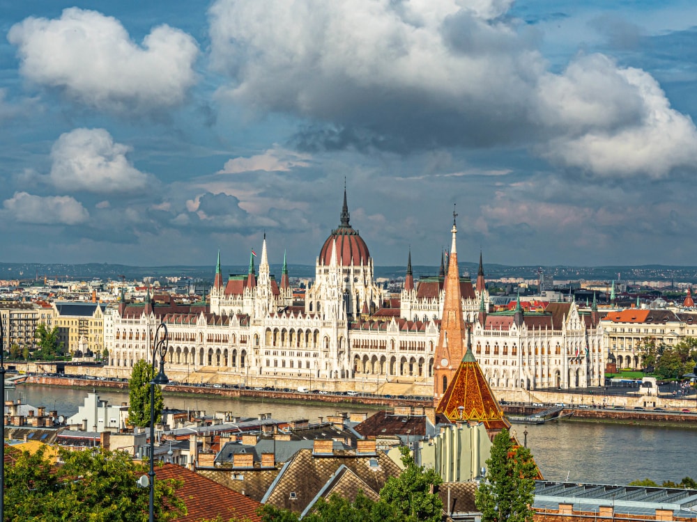 Centro y parlamento de Budapest