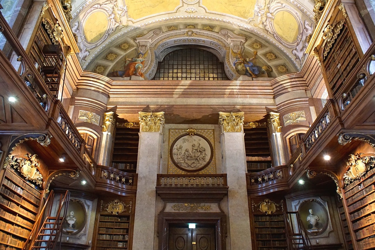 interior de Biblioteca Nacional de Austria