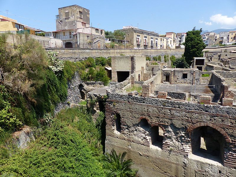 ruinas en Herculano