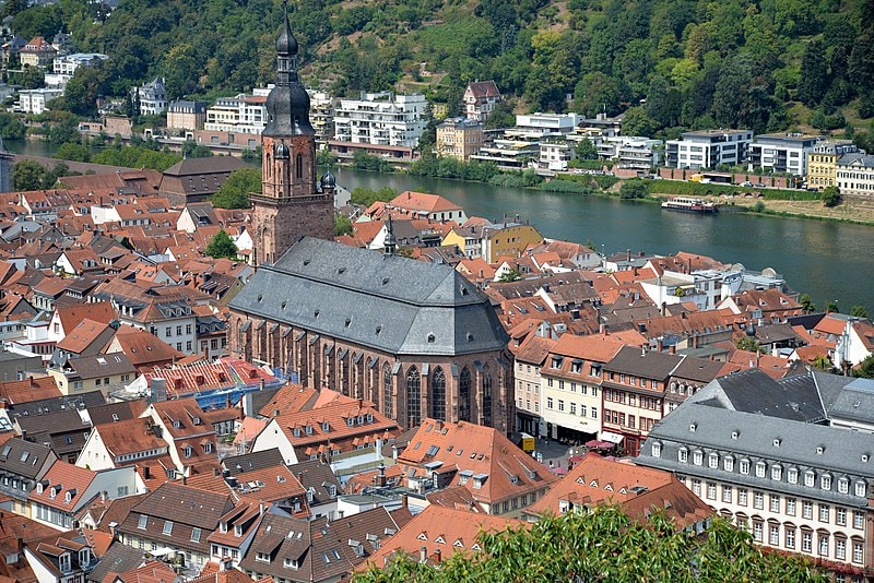 casas y fachadas de Heidelberg