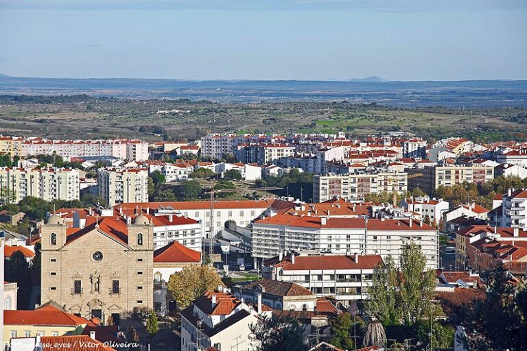 vista aérea de castelo branco
