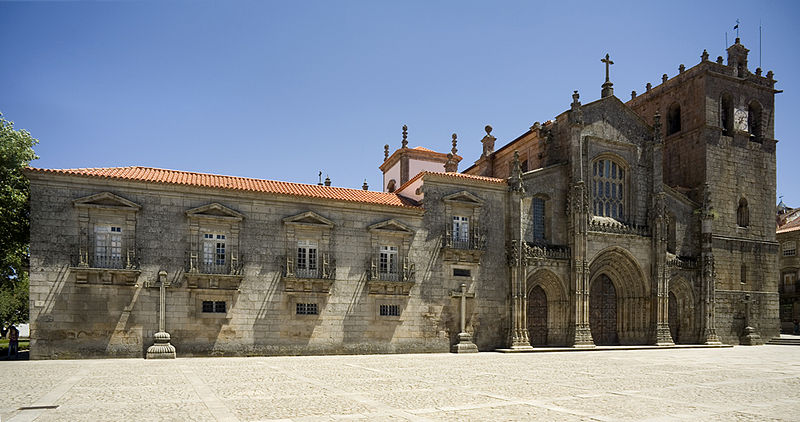 Exterior de catedral Sé de Lamego, Portugal