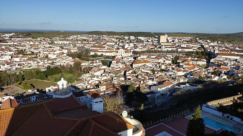 Vista de Estremoz, Portugal